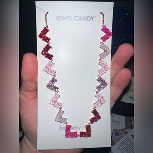 Rose gold Bomb Party Jewel Candy Presley Necklace